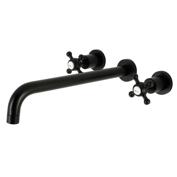 Kingston Brass KS8040BX Wall Mount Tub Faucet, Matte Black KS8040BX - main